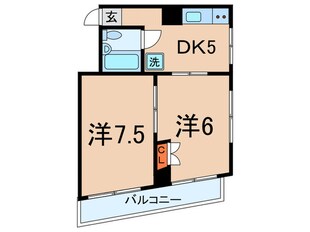 加藤マンションの物件間取画像